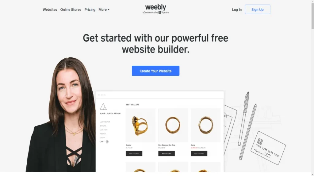 Free Website Builder Online Store-Weebly
