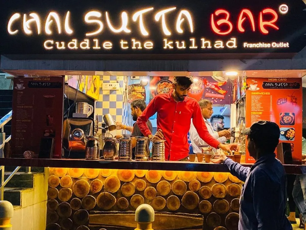 chai sutta bar franchise cost and store image