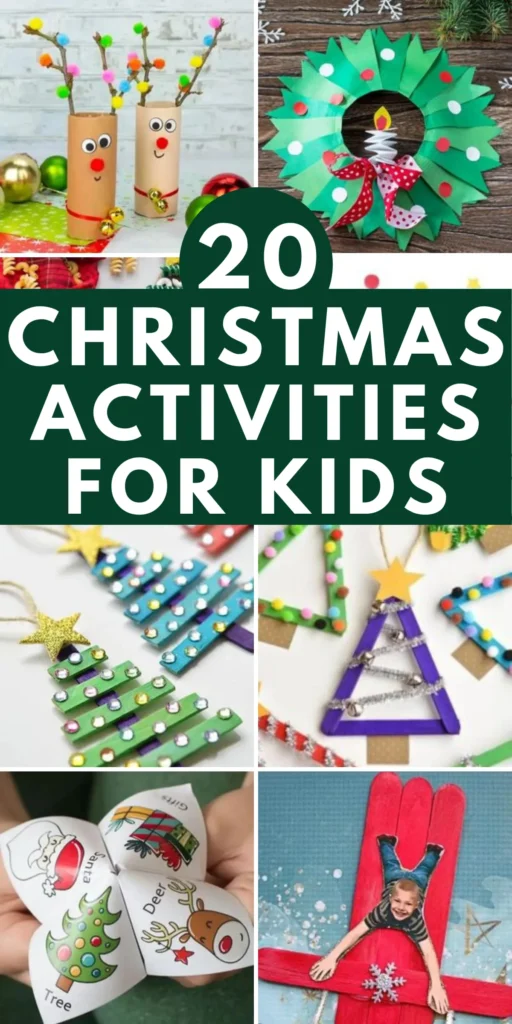 christmas activities for kids featured image