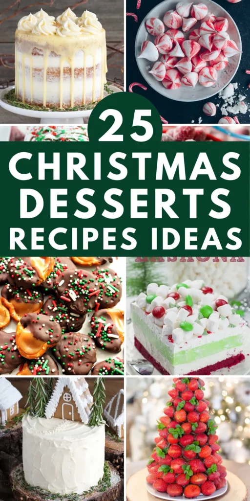 christmas desserts recipes ideas featured image