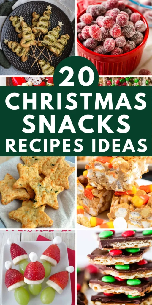 christmas snacks recipes ideas featured image