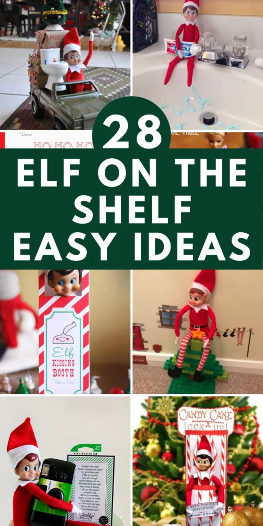 elf on the shelf easy ideas featured image