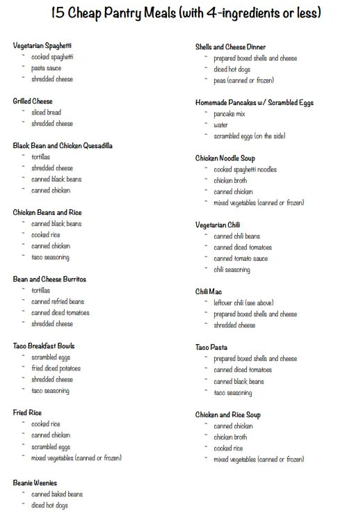 15 Fast Pantry Meals for Busy Weeknights 2 Image